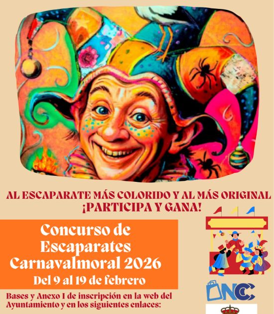 🎭Concurso de Escaparates Carnavalmoral 2026🎭